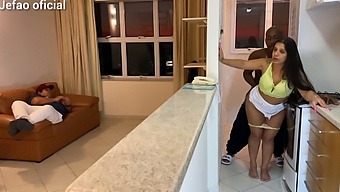 A Repairman Gets Lucky With A Hot Woman While Fixing A Tv