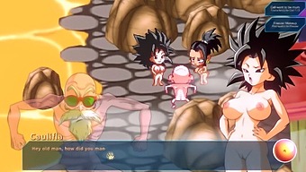 Kame Paradise 3: The Third Installment Of The Series Featuring Well-Endowed Saiyans And Bulma With Large Breasts