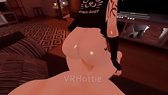 ソファでのpovグラインドによる親密なラップダンス体験