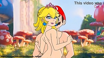 Super Mario And Princess Peach In Erotic Adventure